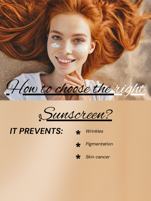 How to choose the right Sunscreen?